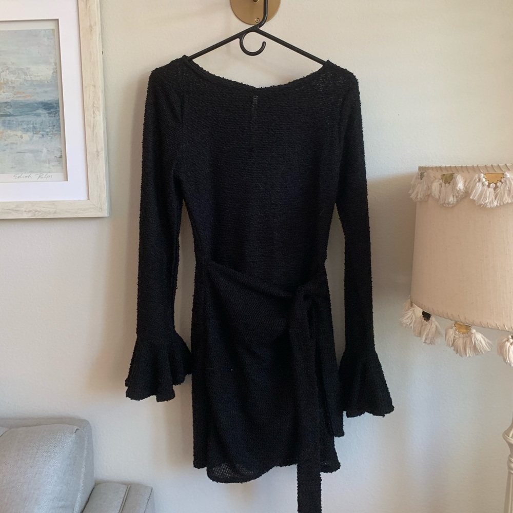 Petal + Pup Black Long Sleeve Dress Size M